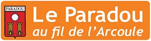 Logo du bulettin municipal : Le Paradou au fil de l'Arcoule